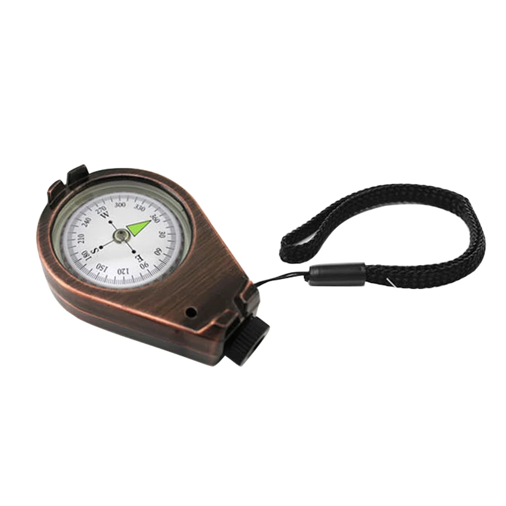 Vintage Hiking Gift Handheld Waterproof Anti-shock With Lanyard Camping North Accurate Outdoor Navigation Pocket Taper