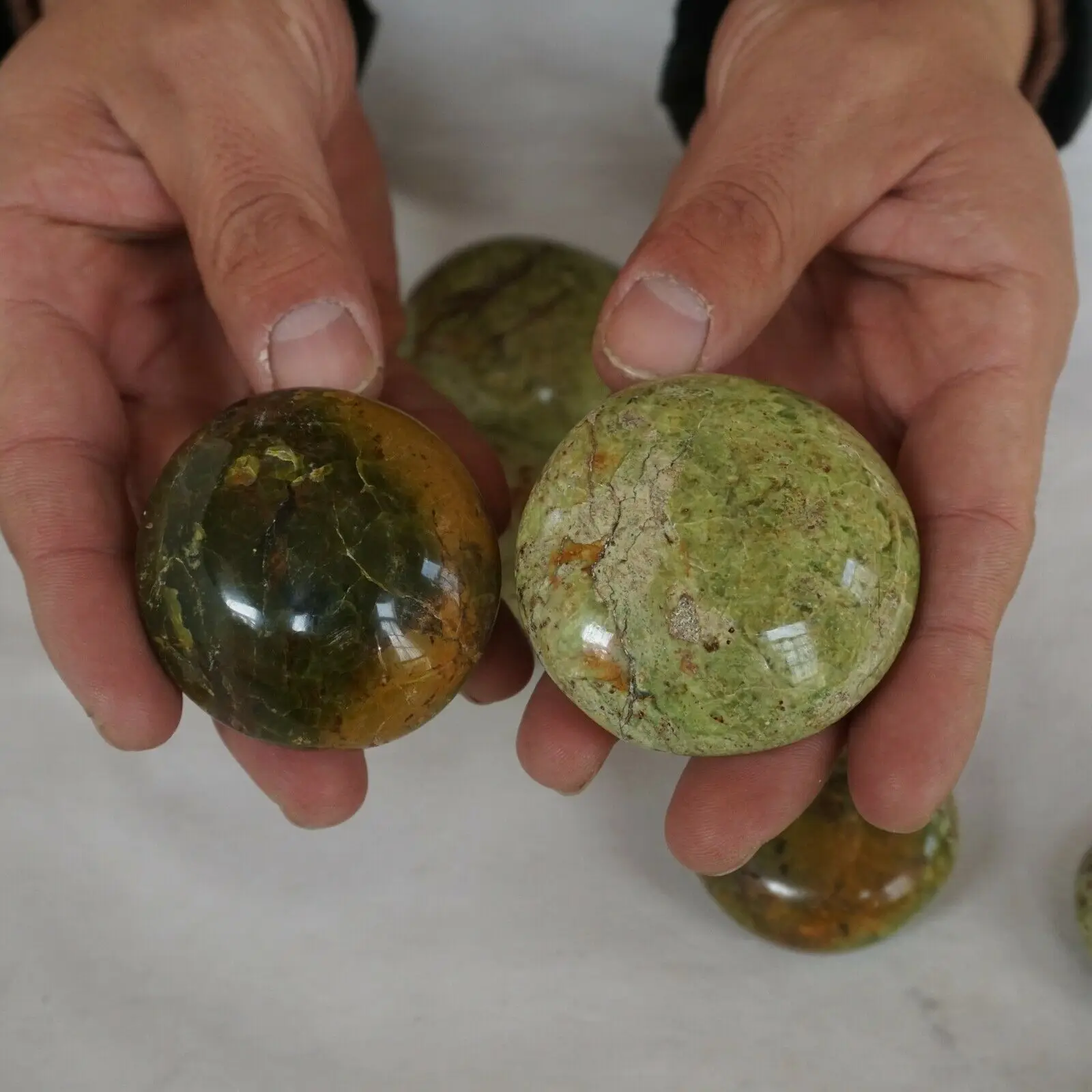 9 штук 1 кг, 2.2LB натуральный зеленый опал, Опалит кристаллический драгоценный камень обрушенный пальмовый заживление