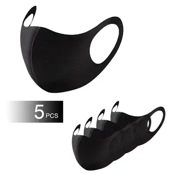 

1pcs/5pcs Reusable Breathable Three-dimensional Mask Face Cover Adult Unisex Mouth Mask