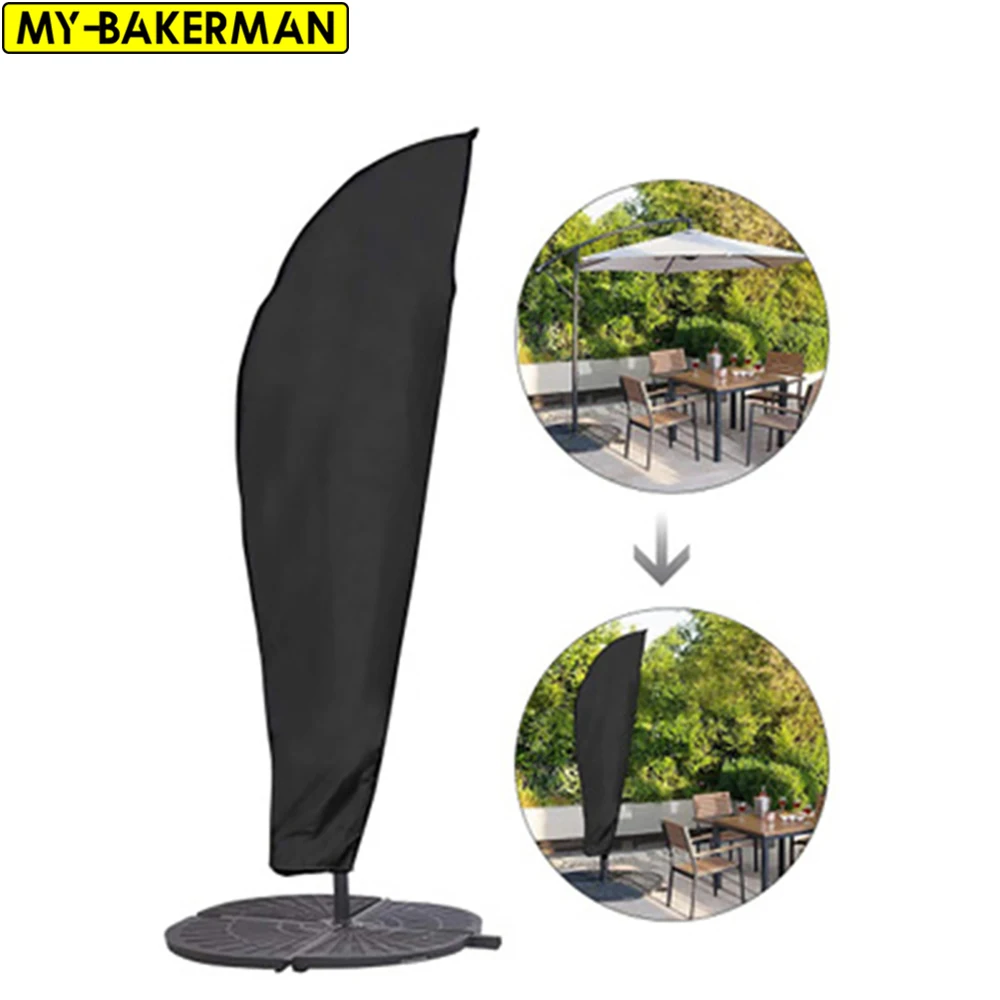 Umbrella Cover Patio Umbrella Cover Waterproof Outdoor Umbrella Cover Zipper For 6 sizes Cantilever Covers