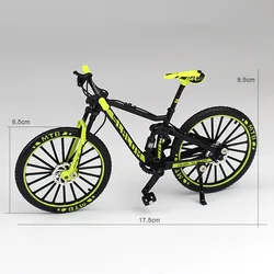 Mini modelo 1:10 dedo mountain bike liga bicicleta diecast corrida de metal acessórios brinquedo simulação coleção brinquedos para crianças