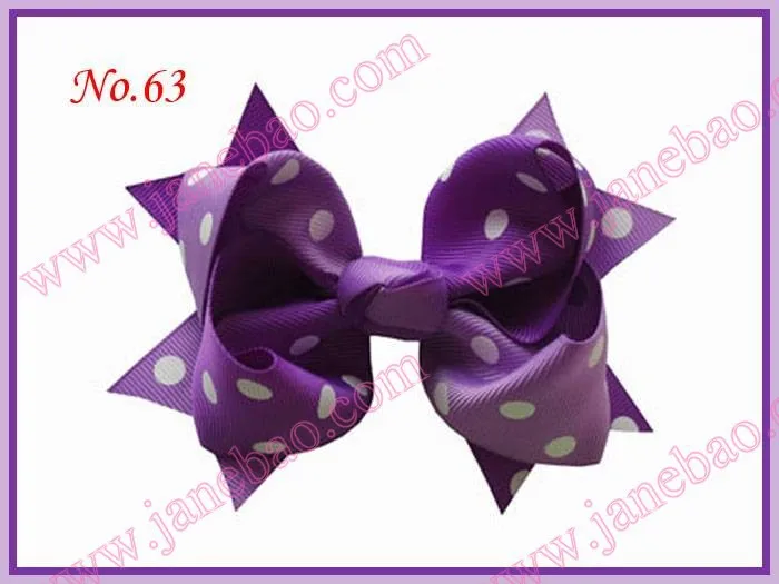 80 шт. костюм для девочек бутик 4,5 ''двухцветные листья-заколки с бантами для волос девушка волосы clippie