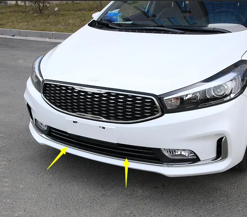 Используется для kia 16-18 K3 средняя сетка наружное украшение Передняя панель Металл яркая серебристая решетка средняя сетка украшения аксессуары