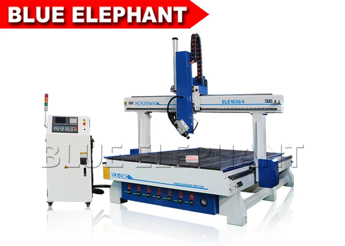Китай 1836 3D древесины CNC маршрутизатор 4 Станок Для осевой резки по конкурентоспособной цене