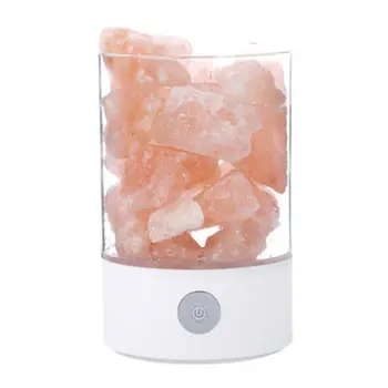 

Himalayan Salt Lamp Crystal Salt Stone Negative Ion Air Purification Lamp Sleep Aid Square Round Lamp