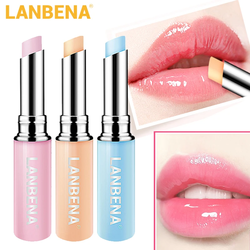 LANBENA Хамелеон бальзам для губ розовая Гиалуроновая кислота Увлажняющий