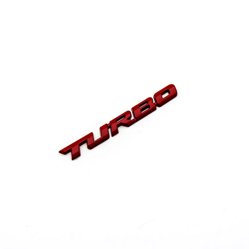 Декоративная надпись TURBO-зарядка для прикрепления этикеток TURBO Багажник автомобильный брелок с логотипом, 3D маркировки автомобиля Стикеры Спортивные Маркировки