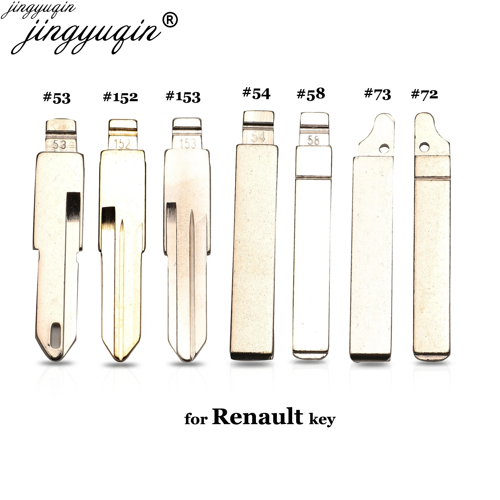 Jingyuqin 15 шт. флип KD VAC102 VA2 HU83 Флип-тип #53 #54 #58 #72 #73 #152 #153 для Renault Nissan Peugoet Citroen |