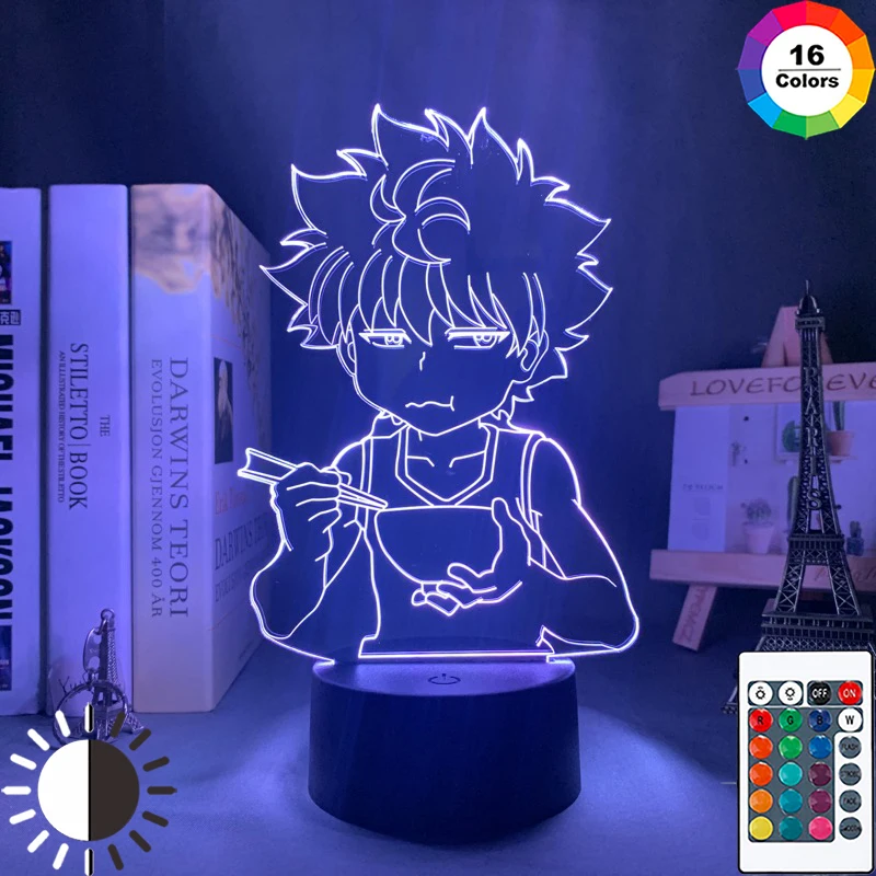Светодиодный светильник Hunter X Killua для детской спальни декор Hxh светодиодный