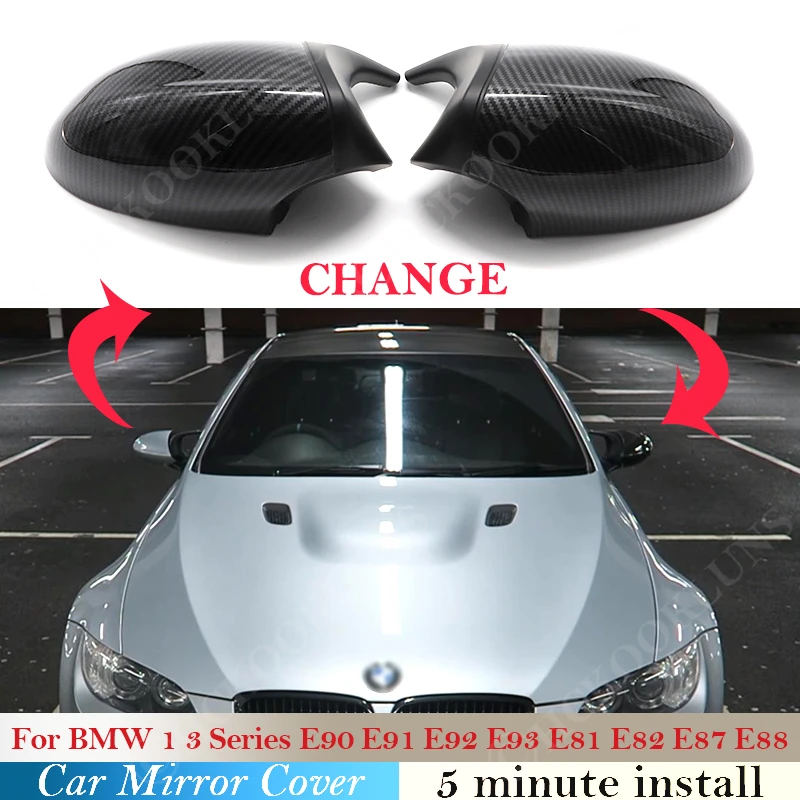 

Высококачественные колпачки для бокового зеркала заднего вида для BMW 1 3 серии E92 E93 E81 E90 E82 E88 E91 E87 2 шт.