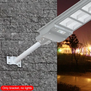 

50cm Yard Rust Proof Garden Patio Wall Mounted With Screws Solar Street Lamp Bracket Light Pole Easy Install Galvanized Iron