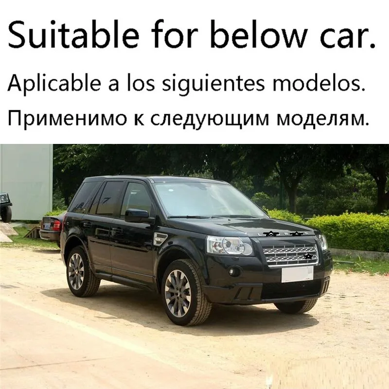 Автомобильные хромированные накладки для интерьера 09 10 11 12 13 14 15 для Land Rover freelander 2
