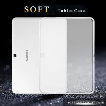 

GUKEEDIANZI Soft Silicone Tablet Case For Samsung Galaxy Tab 4 SM T530 T531 Cover 10.1 Inch Soft Matte Simple Portable TPU Cover