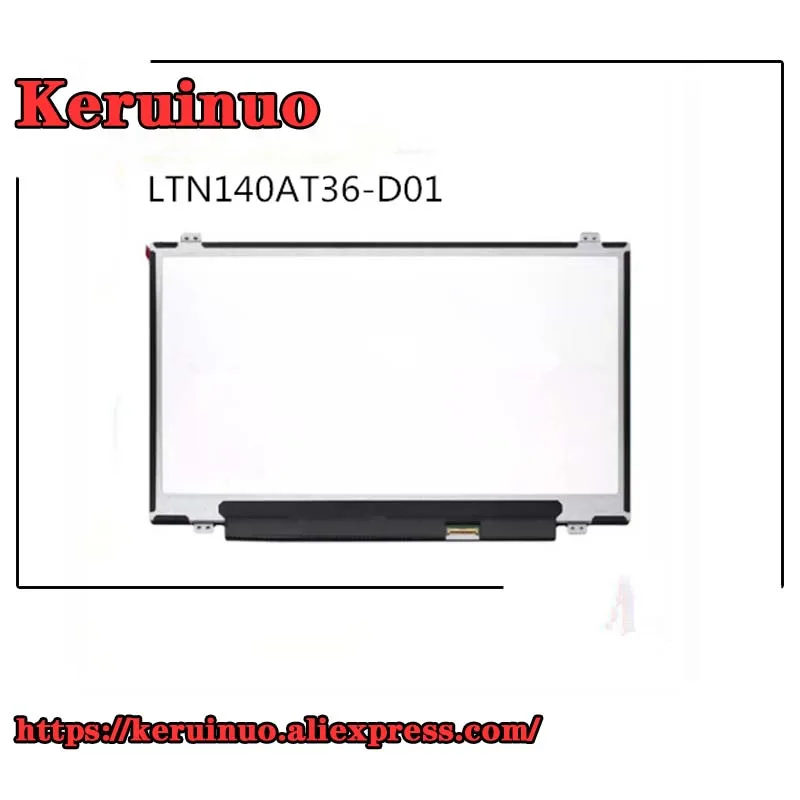 14 ''сенсорный ScreenLTN140AT36-D01 подходит N140BGN-E32 B140XTK01.1 B140XTK01.0 для DELL 1366X768 40PIN