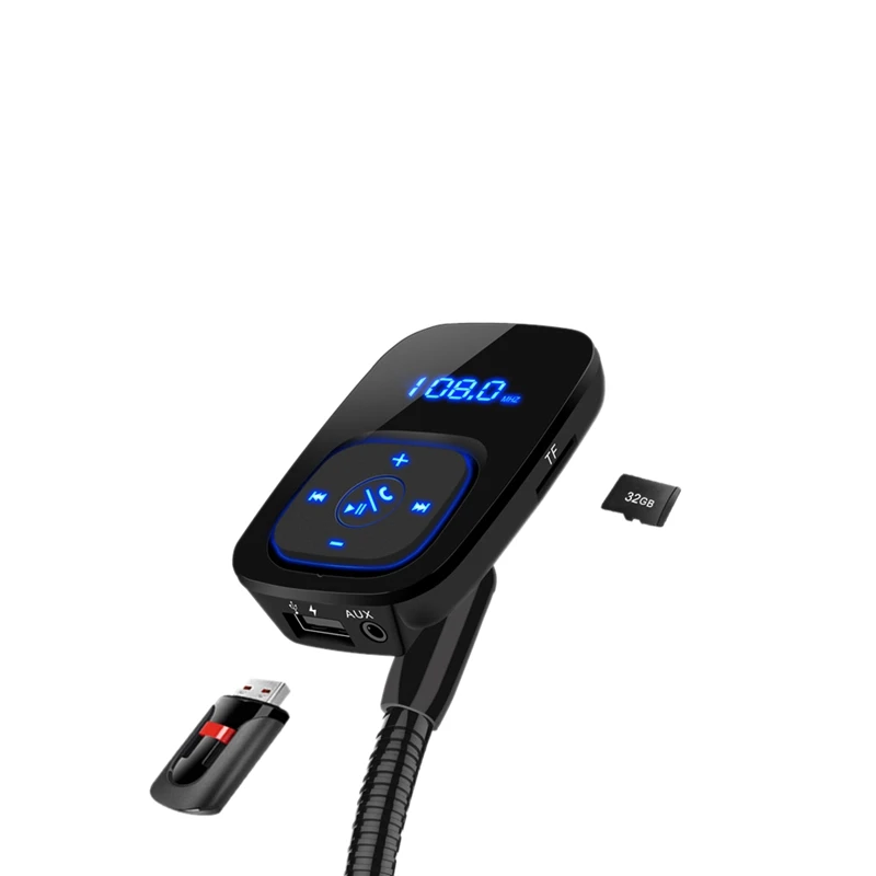 BT006 автомобильный mp3-плеер аудио FM модулятор Bluetooth fm-передатчик Hands-Free автомобильный комплект USB зарядное устройство Поддержка TF карта USB диск