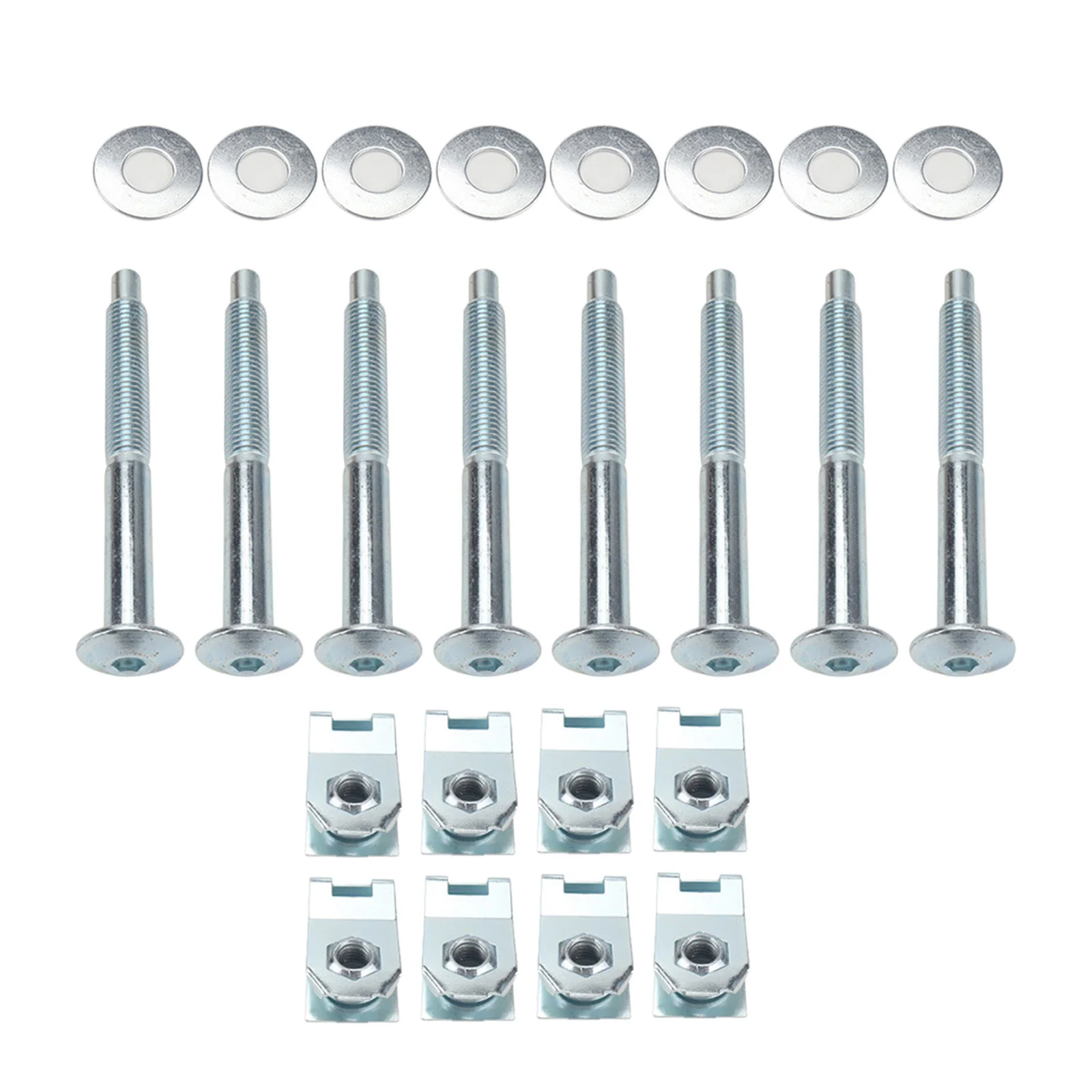 Stainless Steel Truck Bed Mounting Bolt Kit, 8pcs Bed