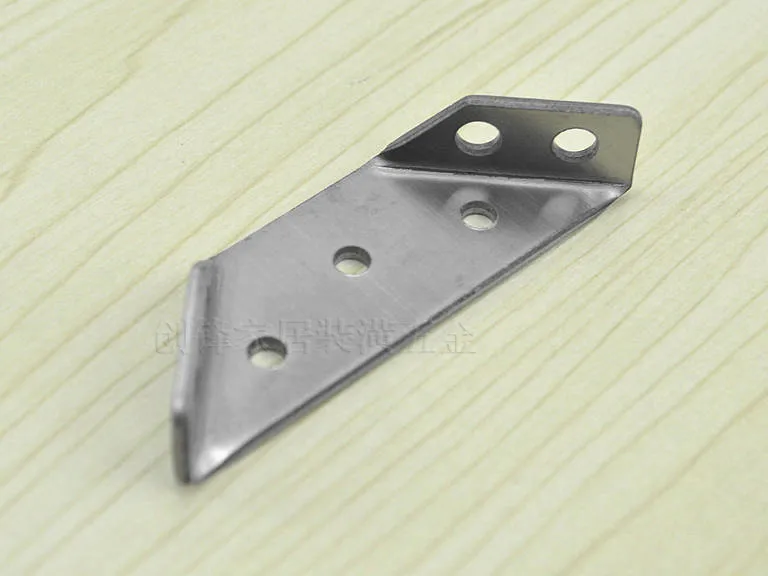 4 pcs Thick stainless steel corner Brackets three fixed multi-functional furniture hardware connection accessories iron