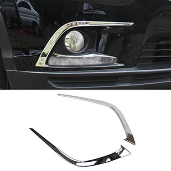 

For Toyota Highlander 2014 2015 2016 Chrome Front Head Fog Light Foglight Lamp Cover Trim Bumper Frame Bezel Molding Garnish Sur