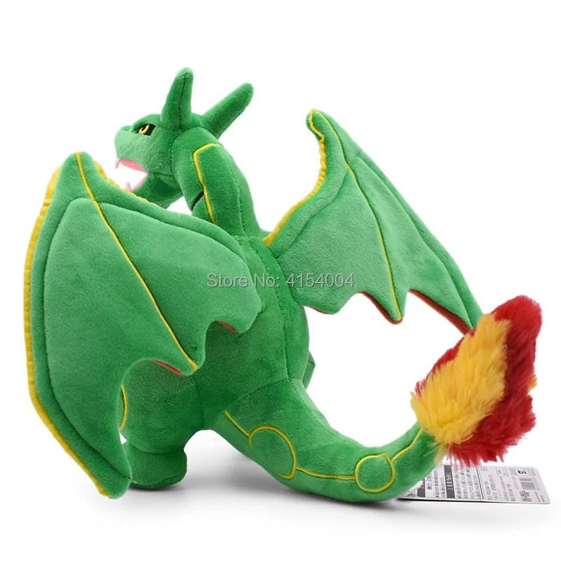25 см горячая Распродажа Мультяшные плюшевые игрушки Rayquaza Charizard Evolution чучело плюшевое животное Peluche PP хлопок Рождественский подарок для детей