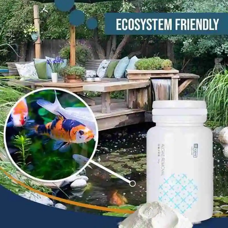 

1 PC Crystal Clear Algae Repellent Agent Tank Remover Moss Aquarium Algicide 50g Eliminates Excess Control Of Algae Algae Moss