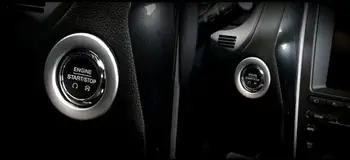 

1PC ABS Chrome Car Key Start Button Decorative Frame Cover Trim For Ford Explorer 2016-2018 Car Styling Interior Accessories