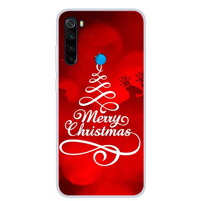 xiaomi leather case cover Redmi Note 8 T Ốp Lưng Giáng Sinh Ốp Lưng Silicone Funda Cho Xiaomi Mi 9T Note 10 Poco F2 Pro f1 Redmi 8A Redmi Note 7 8 Pro xiaomi leather case card Cases For Xiaomi