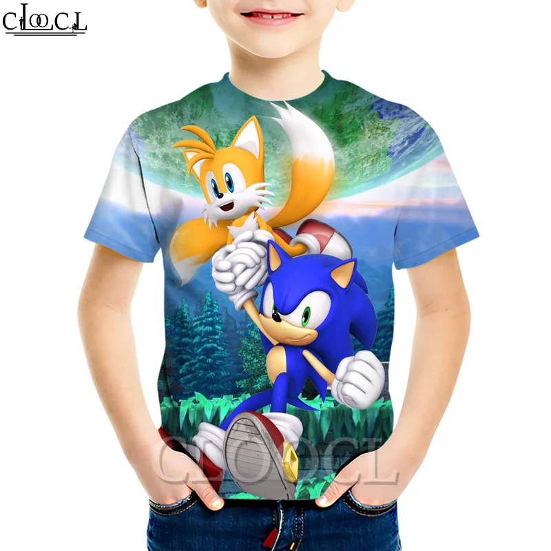 Детские футболки с 3D принтом для мальчиков и девочек супергероями из мультфильма