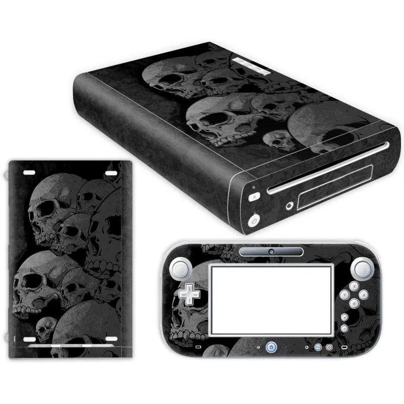 Cute designFor W ii U Console Cover with  Remotes Con4roller Skins For Nintend w ii u sticker for w ii u skin-- 