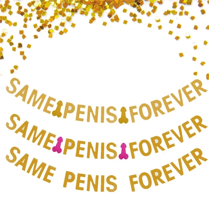 Девичник вечерние Декор же пенис навсегда шар с надписью &quotBride To Be&quot баннер