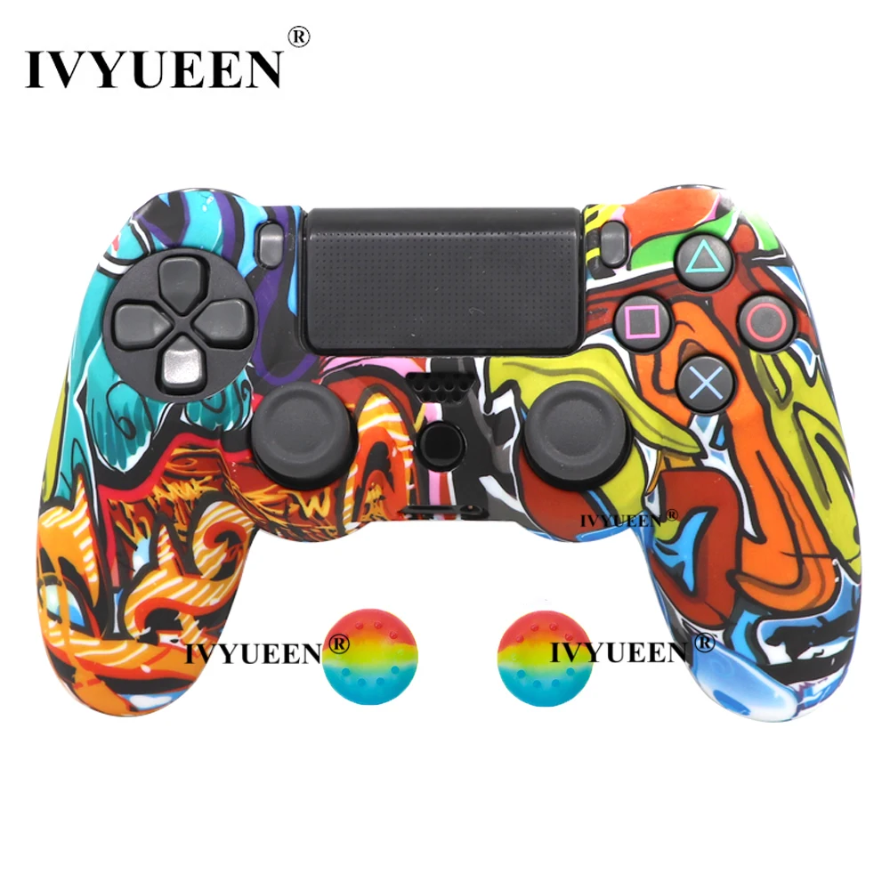 for PlayStation dualshock 4 ps4 pro slim controller silicone case skin 41