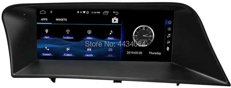 Ouchuangbo автомобильный аудио плеер с GPS Мультимедиа для Lexus RX RX200 RX350 RX450 2009- Поддержка 8 ядер 4+ 64 ОС android 9,0