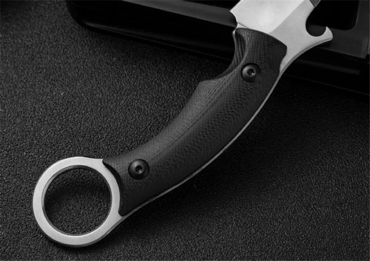 PICOLMK керамбит karambit cs go тактический боевой нож D2 лезвие G10 Ручка 60hrc острый открытый Самозащита кемпинг охотничий нож, инструмент для повседневного использования ganzo ножи