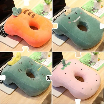 

New Cartoon Shaped Pillow Neck pillow Cervical NAP Cute Airplane Travel Pillow Panda Pig Tiger Black Cat Cute Neck Pillow