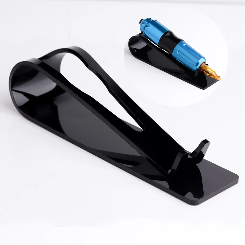 Акриловый держатель для тату подставка органайзер макияжа бровей ручка лоток