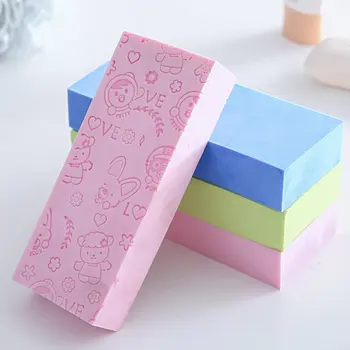 

Portable Size Children Baby Body Cleaning Shower Wash Sponge Comfortable Exfoliating Body Cleaning Scrubber Cleaning Tool