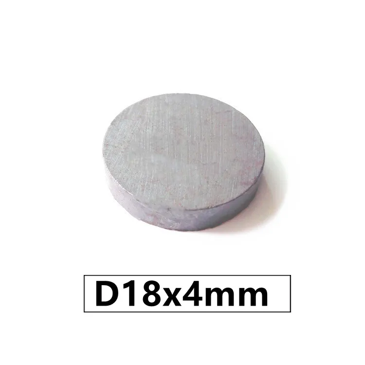 

50pcs/lot Y30 Disk Ferrite Magnet 18*4 mm Permanent magnet 18mm x 4mm Black Round Speaker magnet 18x4 mm