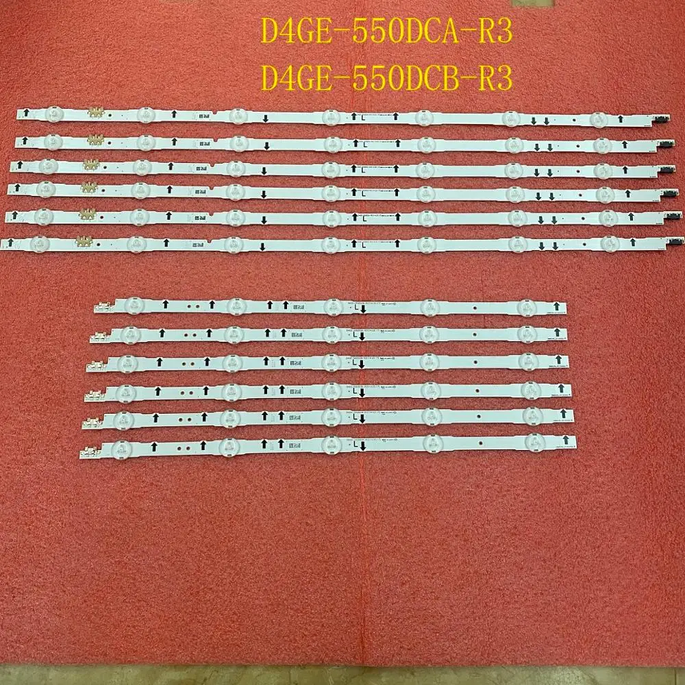 Новый набор 12 шт. Светодиодная лента для for UE55H6300 UE55H5500 UE55H6200 UE55H6400 UE55H6800 UE55J5000 BN96 30432A