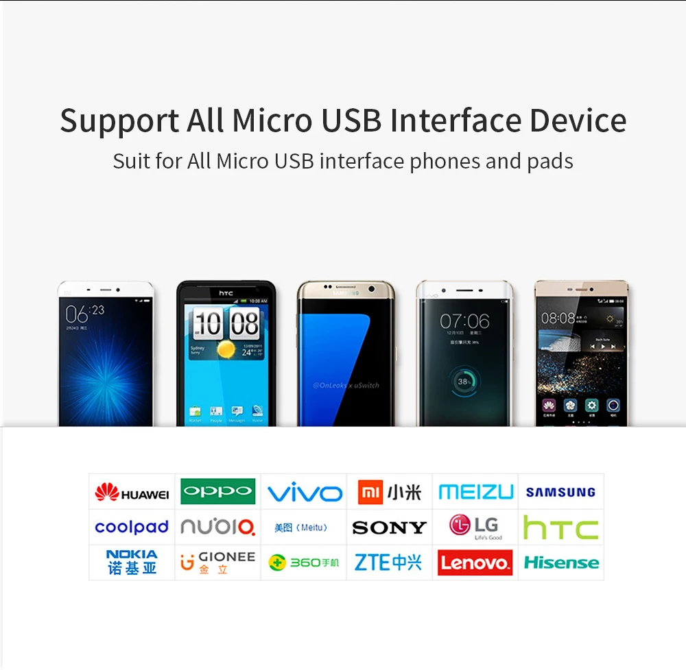 Essager светодиодный Micro USB кабель для быстрой зарядки и передачи данных провод шнур 2m 3M USB зарядное устройство через Micro USB кабель для samsung Xiaomi LG Android мобильного телефона