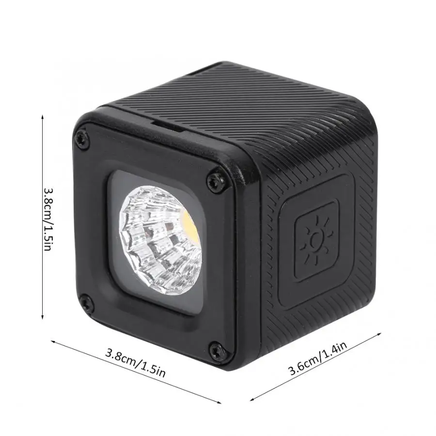 Ulanzi Мини светодиодный светильник для видеокамеры IP67 10M L1 Pro Водонепроницаемый 10M Встроенный литиевый аккумулятор 5500K фотографический светильник ing