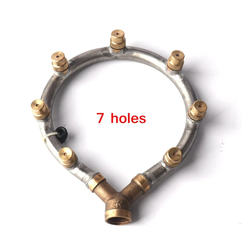 7 holes M4 x 1,5 сельскохозяйственный распылитель высокого давления Сопло Кольцо распылитель регулируемый распылитель пестицидов сопло - Цвет: 7 holes