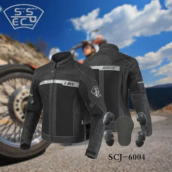 

SSPEC Men Motorcycle Jacket Protection Gear 5 PCS Pads Protective Gear Detachable Denim Motorcycle Jacket Comfortable Blue Black