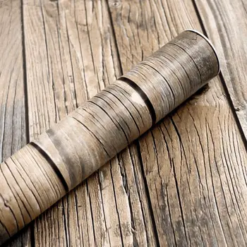 

Self-Adhesive Wood Pattern Wallpaper Decorative Paper Without Glue Needed Easy to Use Wide Range of Use Furniture Office Walls