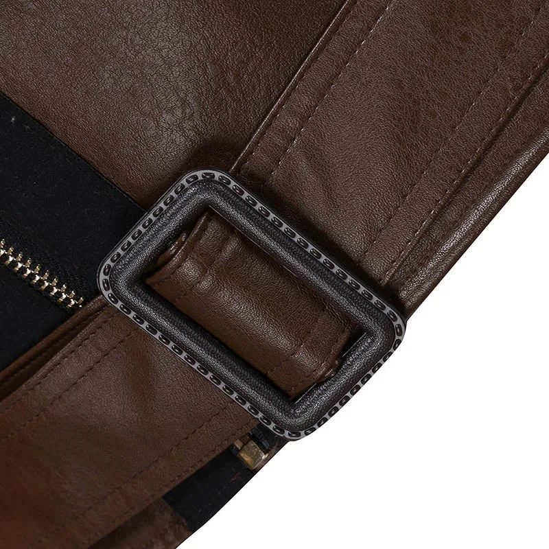 KIOVNO Men Winter Leather Jackets And Coats Fleece Thicken Jackets Outwear For Male Clothing Size S-3XL Windbreak (5)