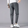 Men Sports Pants 2021 Autumn Slim Microelasticity Casual Pants Men Trend Sweatpants Male Solid Color Pencil Pants Men Clothes 3