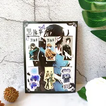 6 шт. одежда Аниме куросицудзи Закладка на магните Мультфильм Закладка-магнит ребенка студента каваи подарок закладки для офиса канцелярские принадлежности