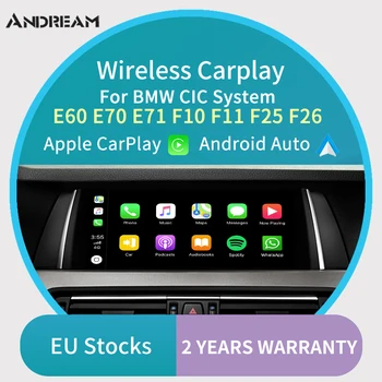 

Wireless Apple CarPlay Android Auto Interface Decoder for BMW E60 E70 E71 E84 F01 F02 F10 F11 F20 F25 F26 F30 F31 NBT CIC system