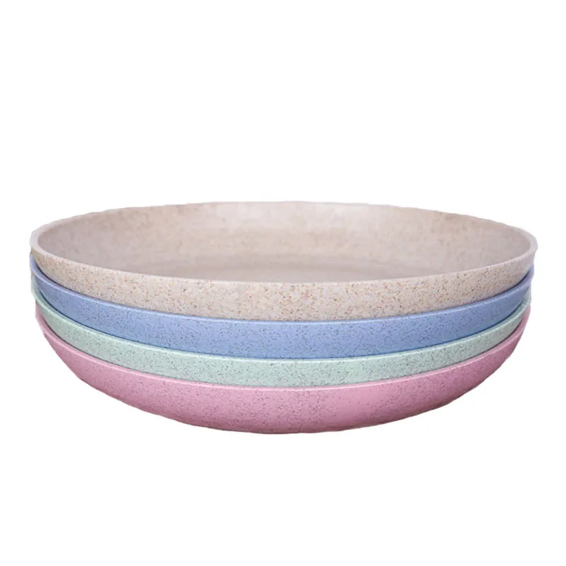 Bowl Tableware Wheat-Straw-Plate Snack Feeding-Dishes Baby Children Food-Grade Solid