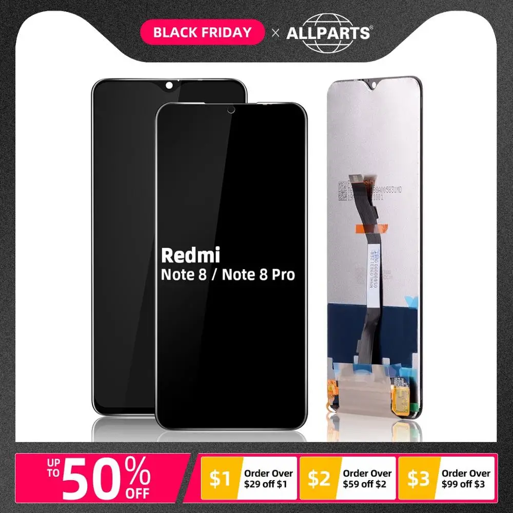 Для Xiaomi Redmi note 8 note8 ЖК-дисплей кодирующий преобразователь сенсорного экрана в сборе запасные части для Redmi note 8 pro lcd