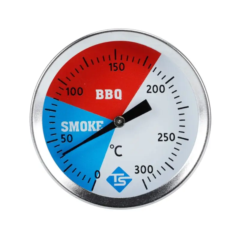 Professional Outdoor Stainless Steel BBQ Smoking Thermometer with Clear  Scale Temp Gauges Grill Smoker Pit Thermostat - AliExpress