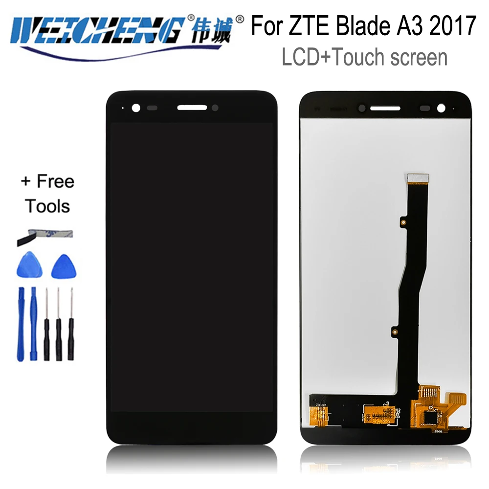 

For ZTE Blade A3 2017 LCD Display and Touch Screen Assembly Repair Parts With Tools And Adhesive For ZTE Blade A3 2017